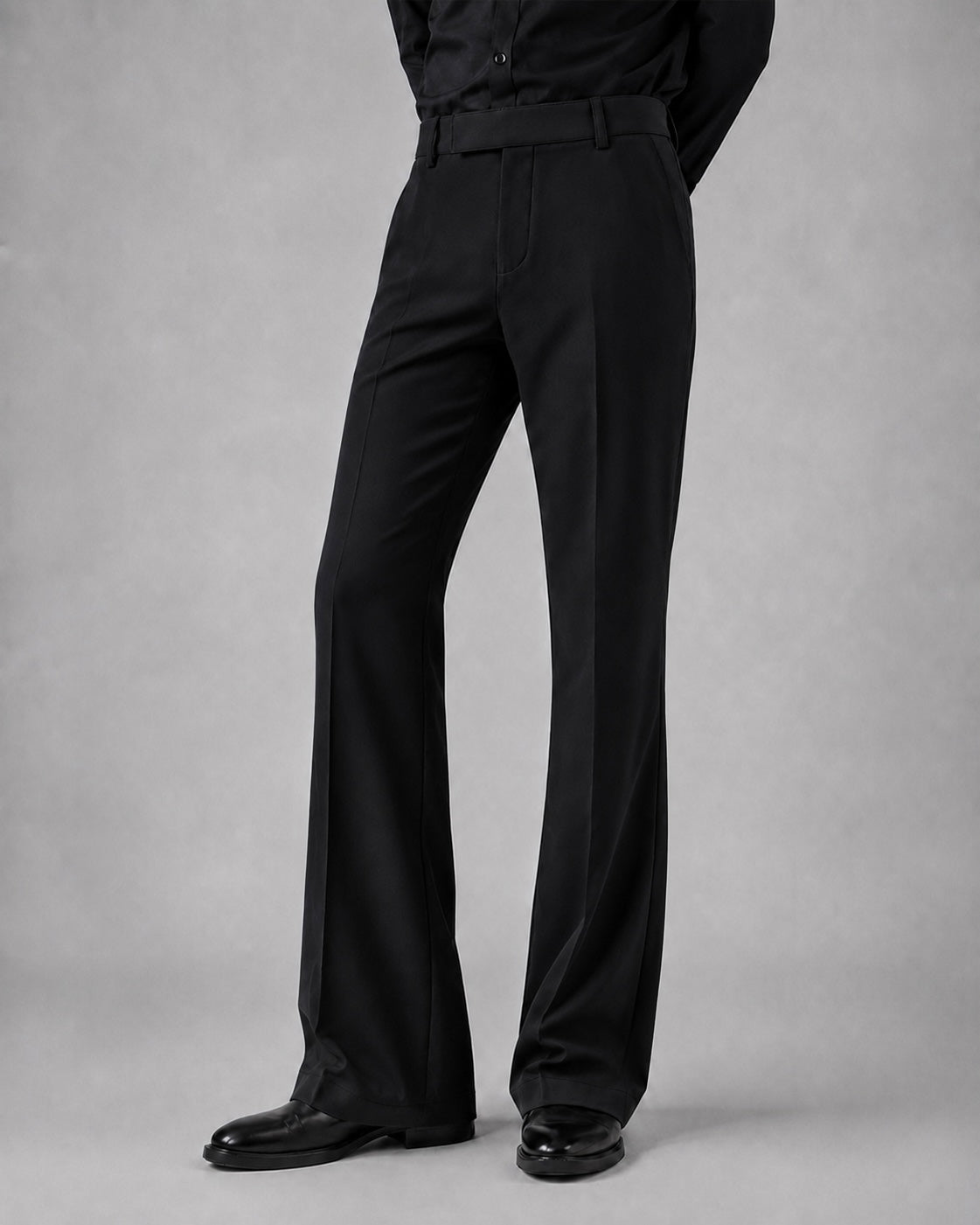 BLACK BOOTCUT PANTS
