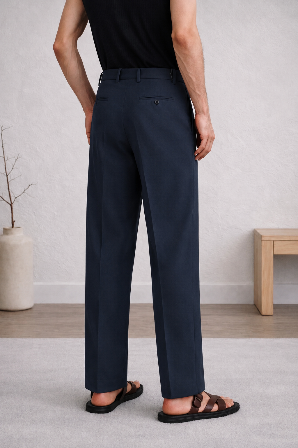 NAVY BLUE GURKHA PANTS