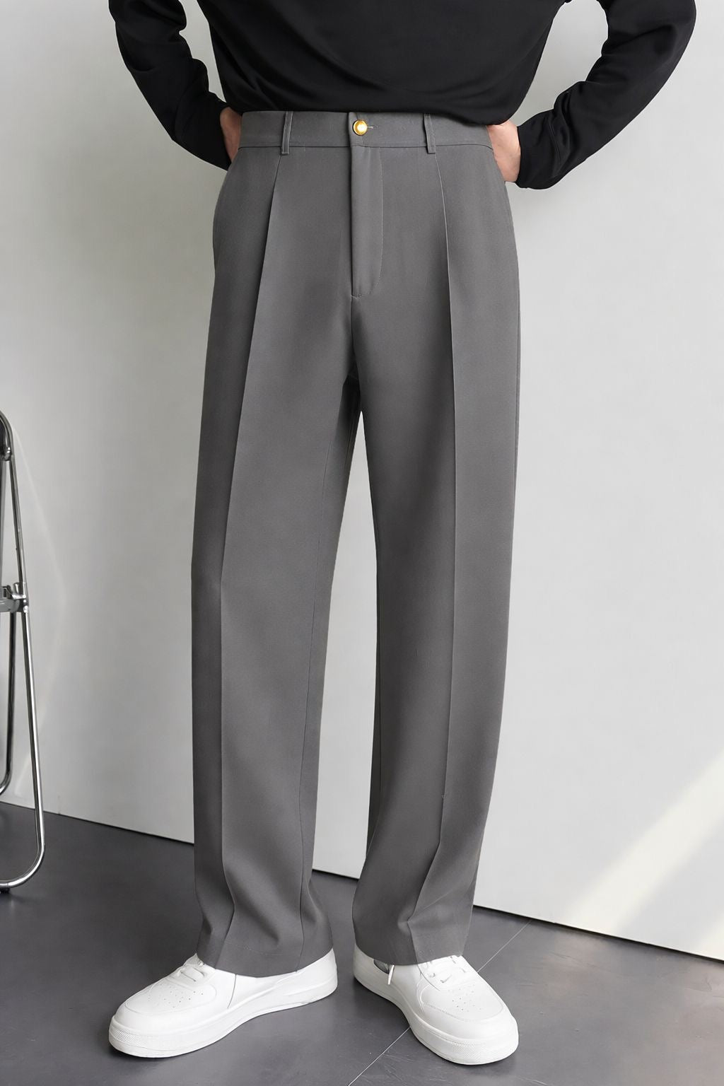 STONE GREY JAPANESE PANTS