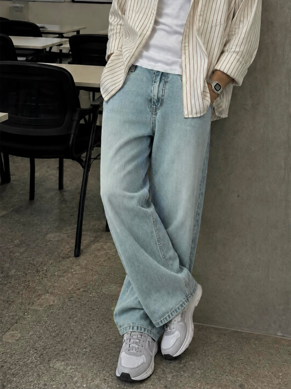 AIR BRUSHED BLUE DENIM
