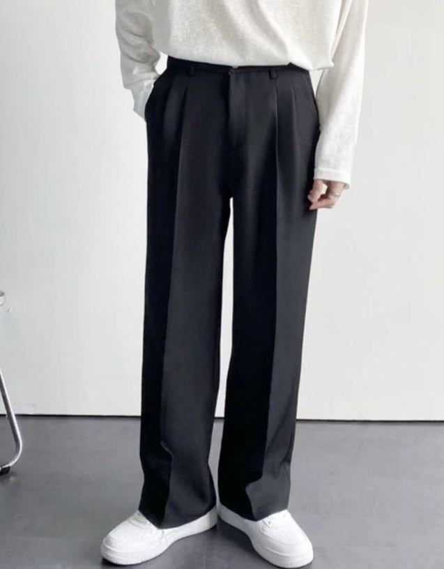 Black korean pants