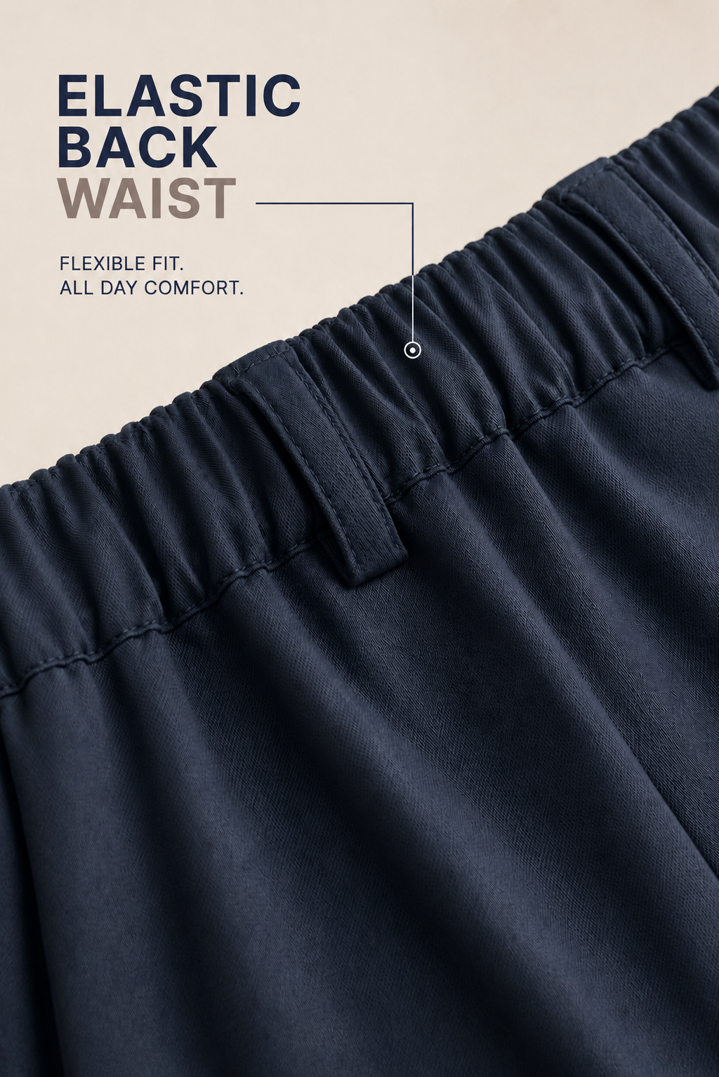 NAVY BLUE GURKHA PANTS