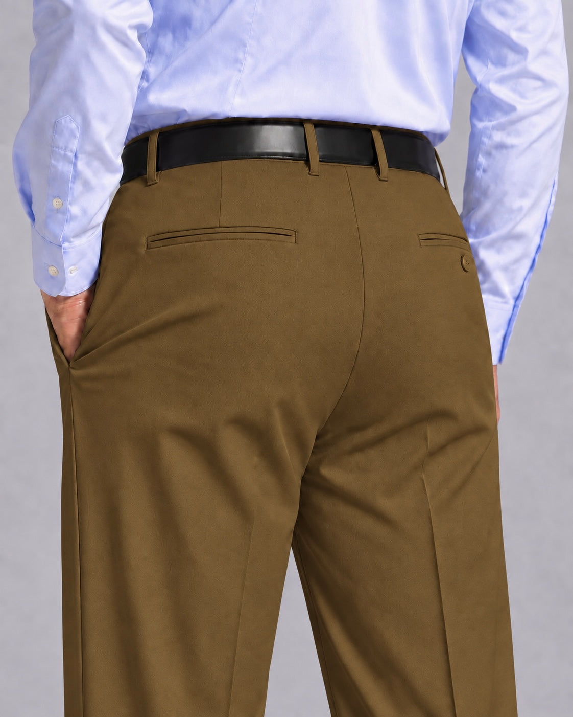 BROWN BOOTCUT PANTS