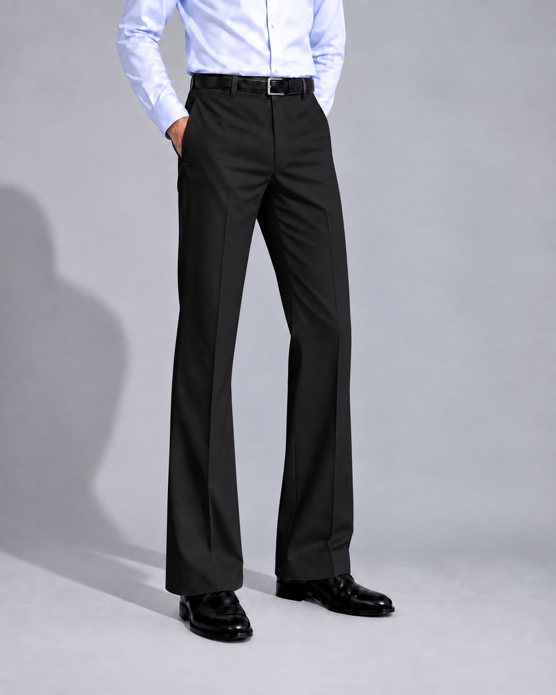 BLACK BOOTCUT PANTS
