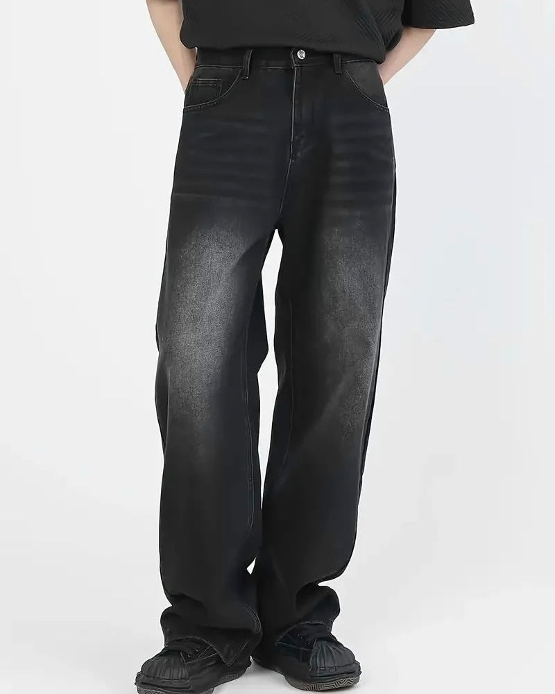 BLACK RAW WASH DENIM