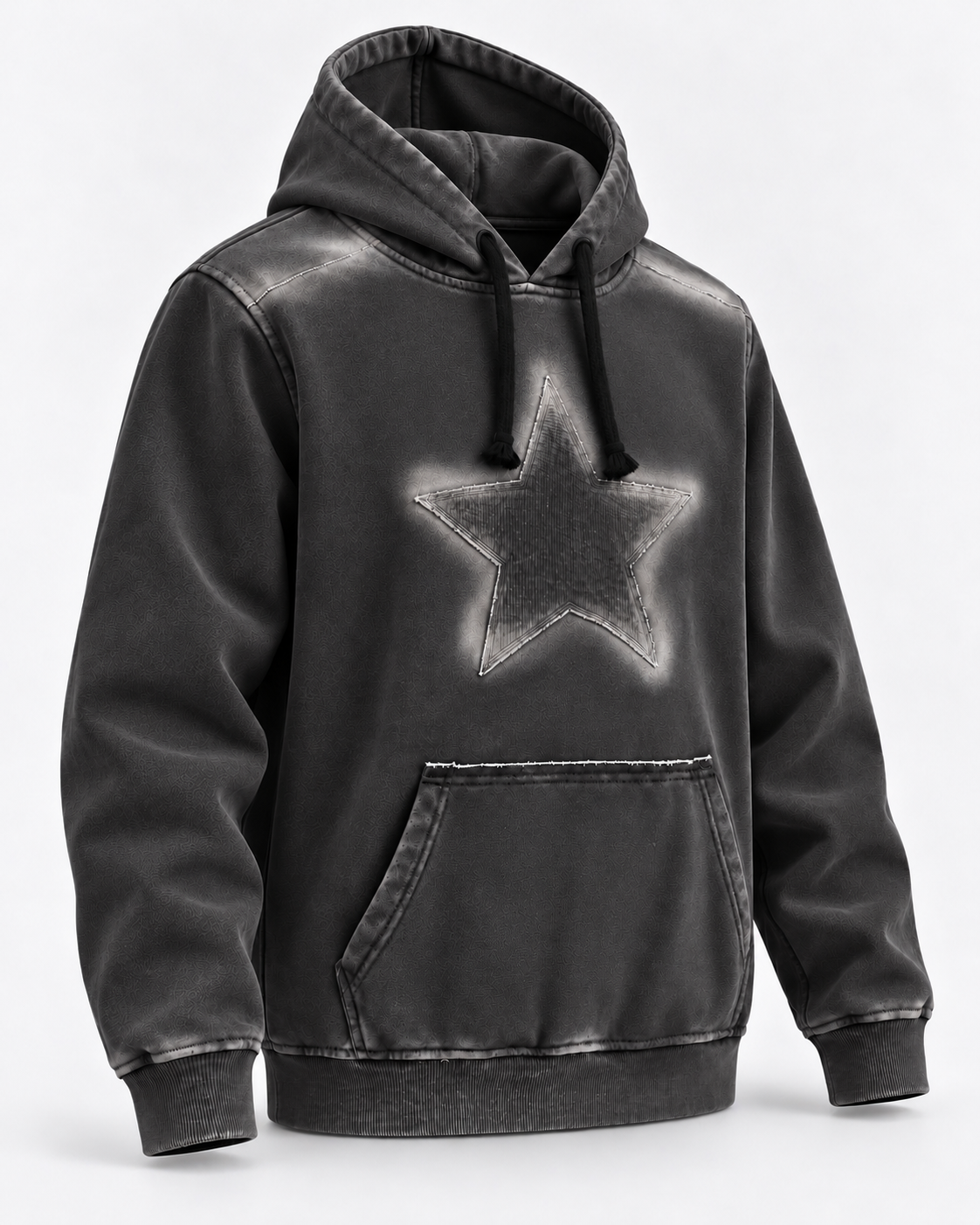 BLACK STAR HOODIE