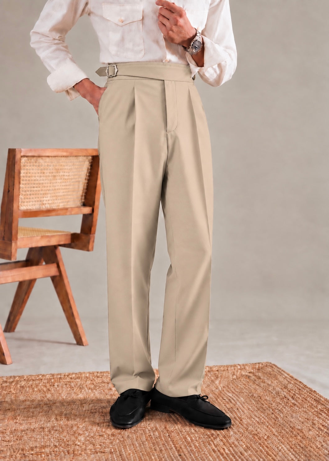 BEIGE ITALIAN PANTS