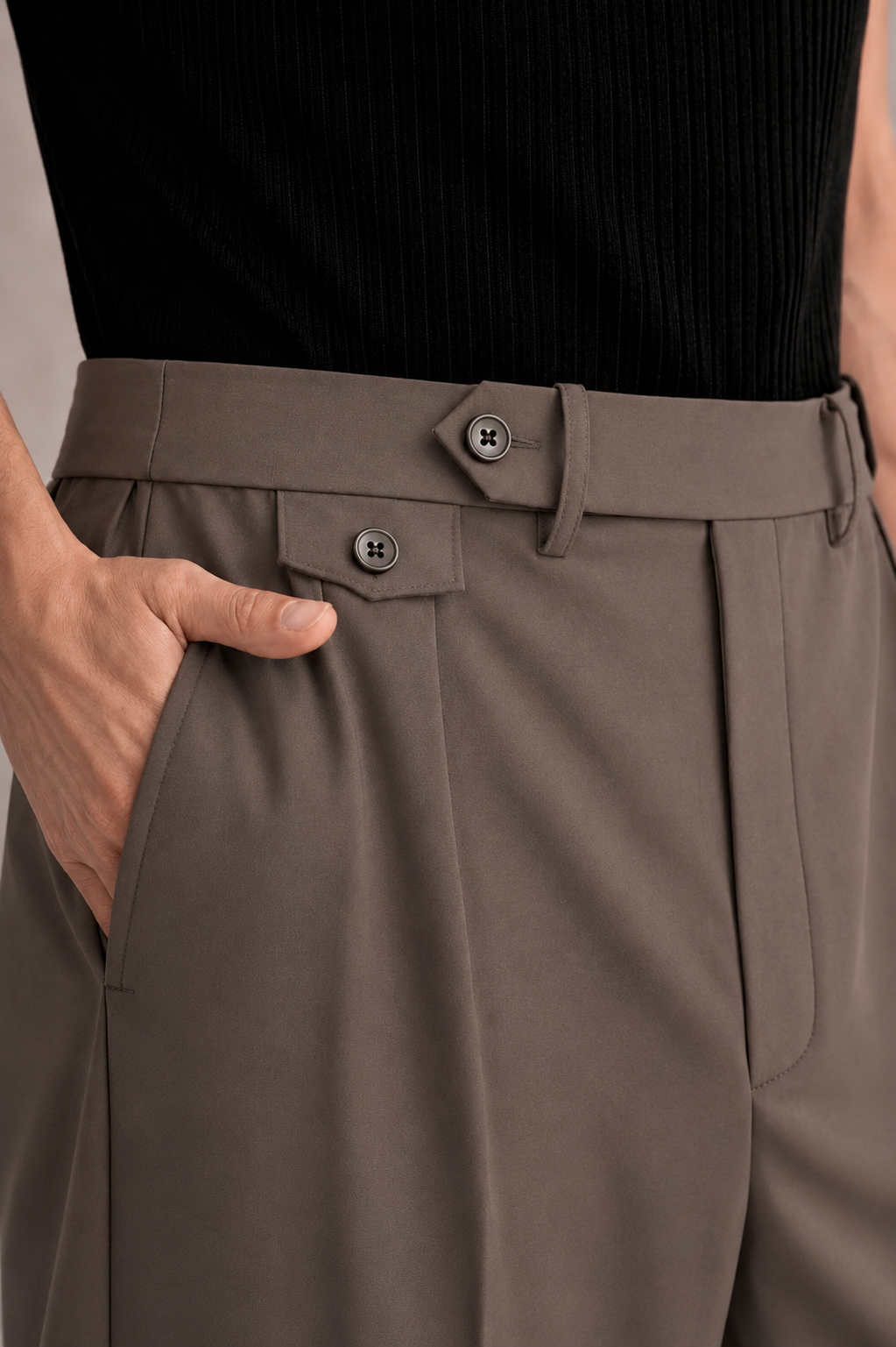 PEANUT BROWN GURKHA PANTS