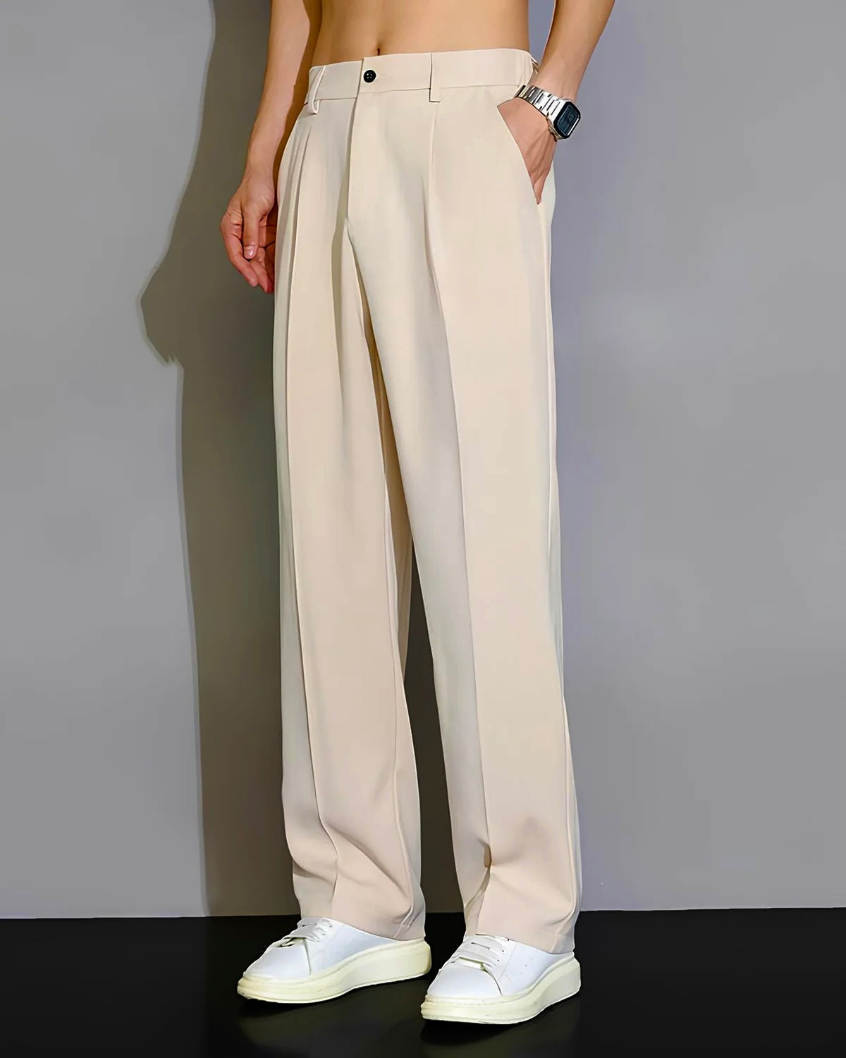 Beige Japanese pants