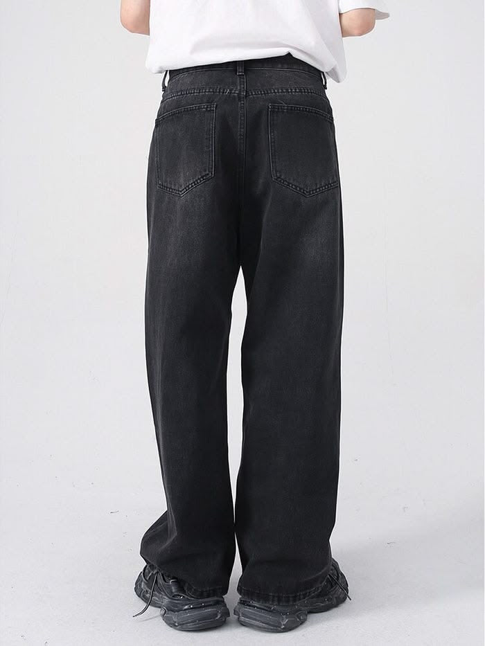 BLACK RAW WASH DENIM
