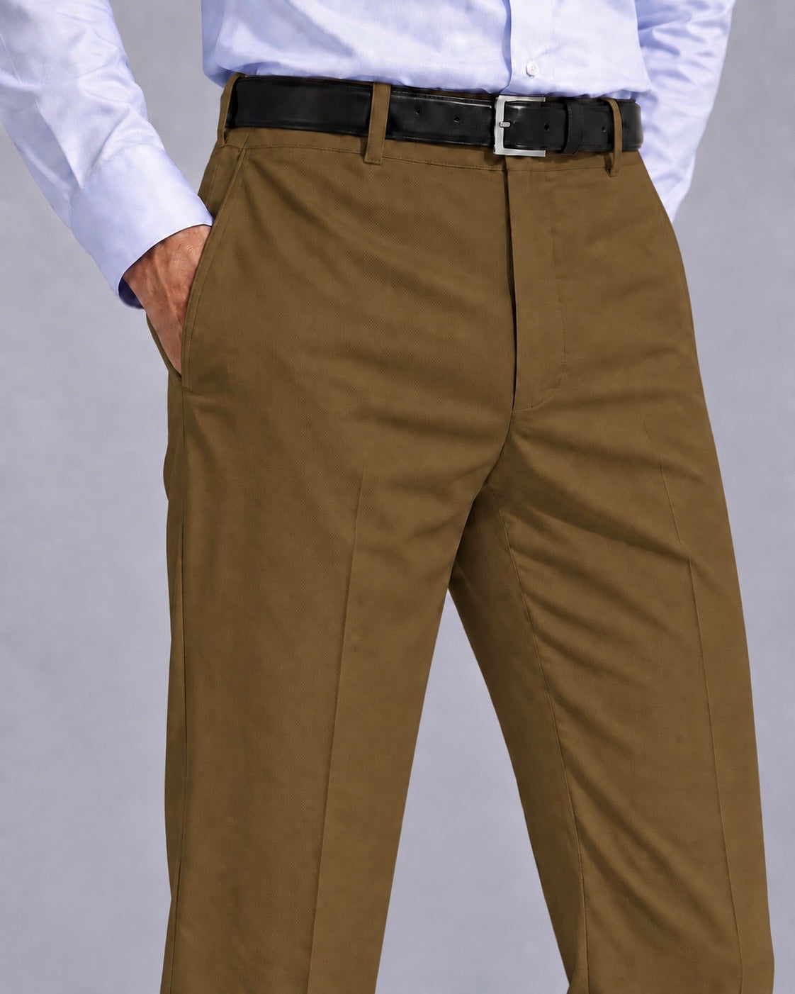 BROWN BOOTCUT PANTS