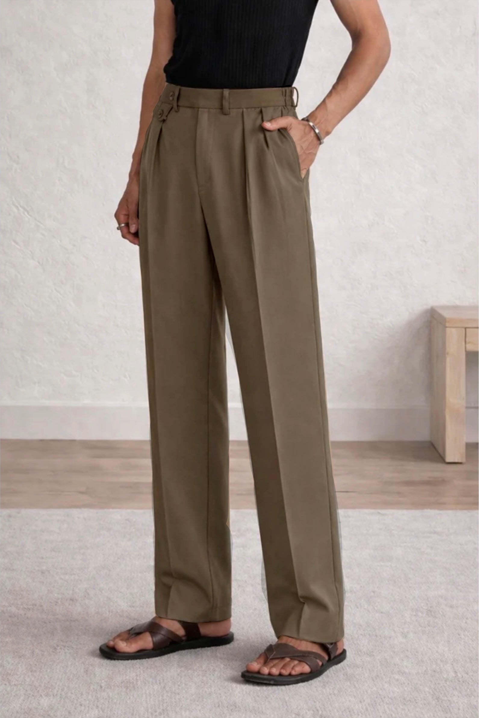 PEANUT BROWN GURKHA PANTS