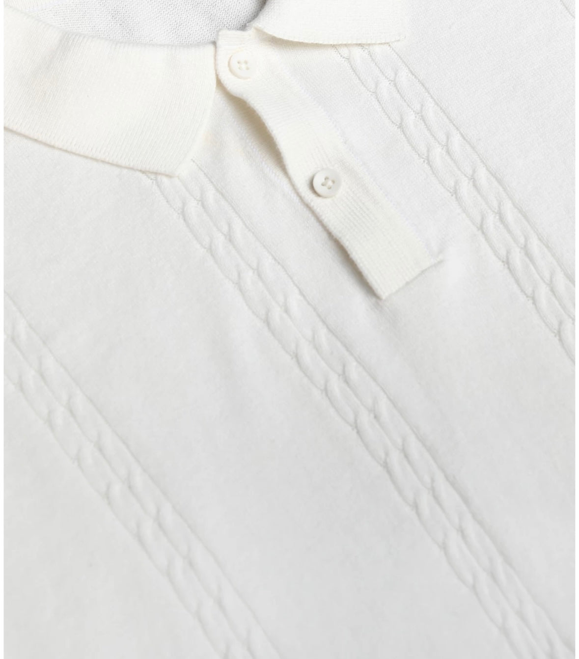 WHITE CHAIN POLO