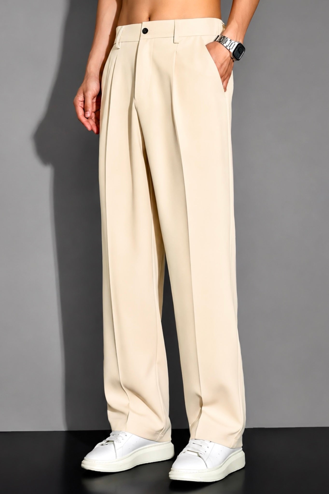 CREAM JAPANESE PANTS