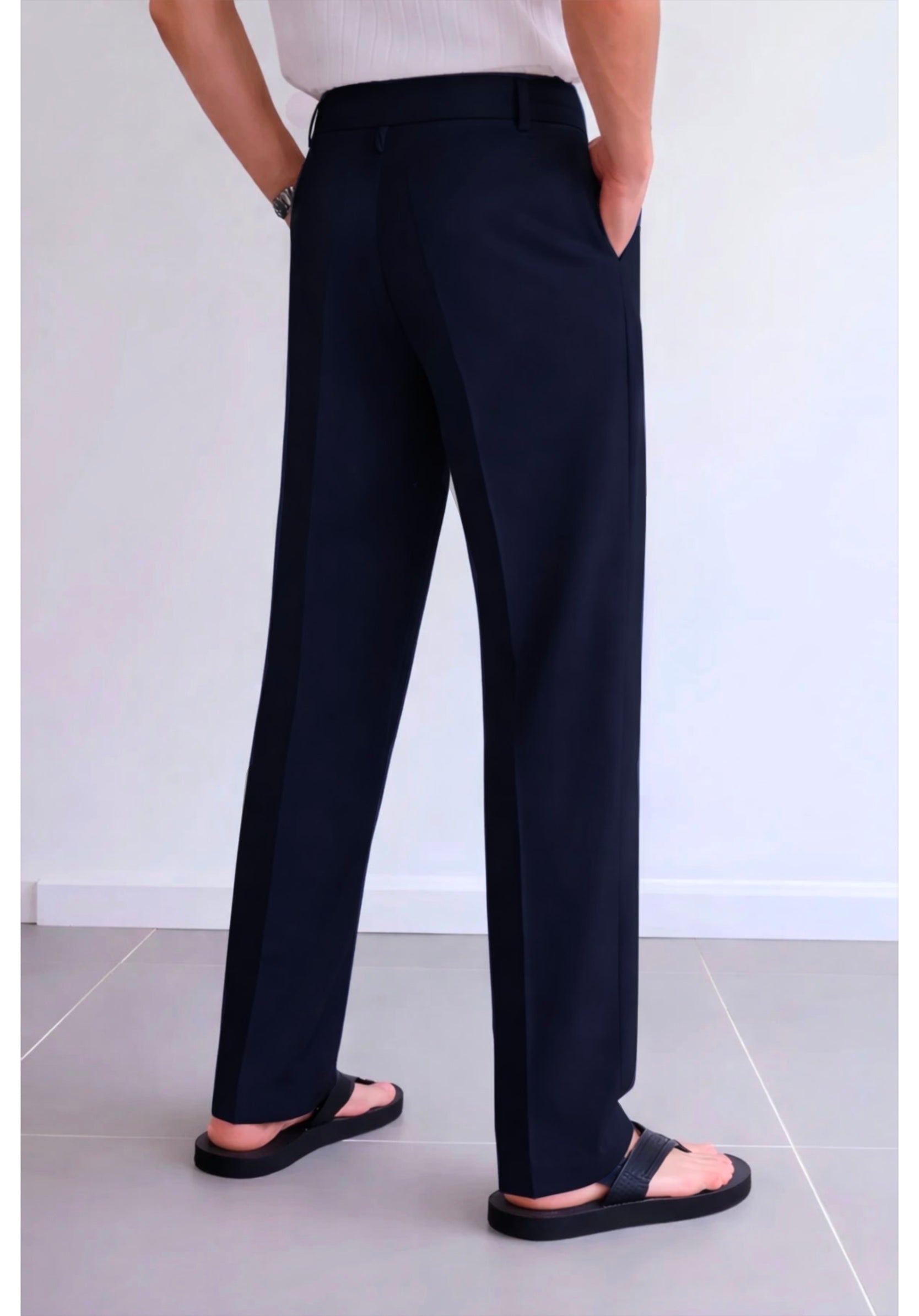 NAVY BLUE SPANISH PANTS