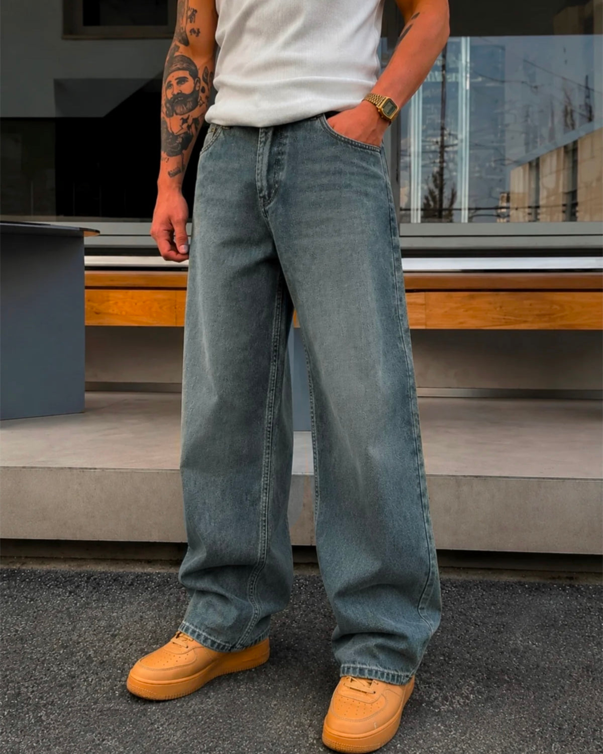 VINTAGE BLUE DENIM