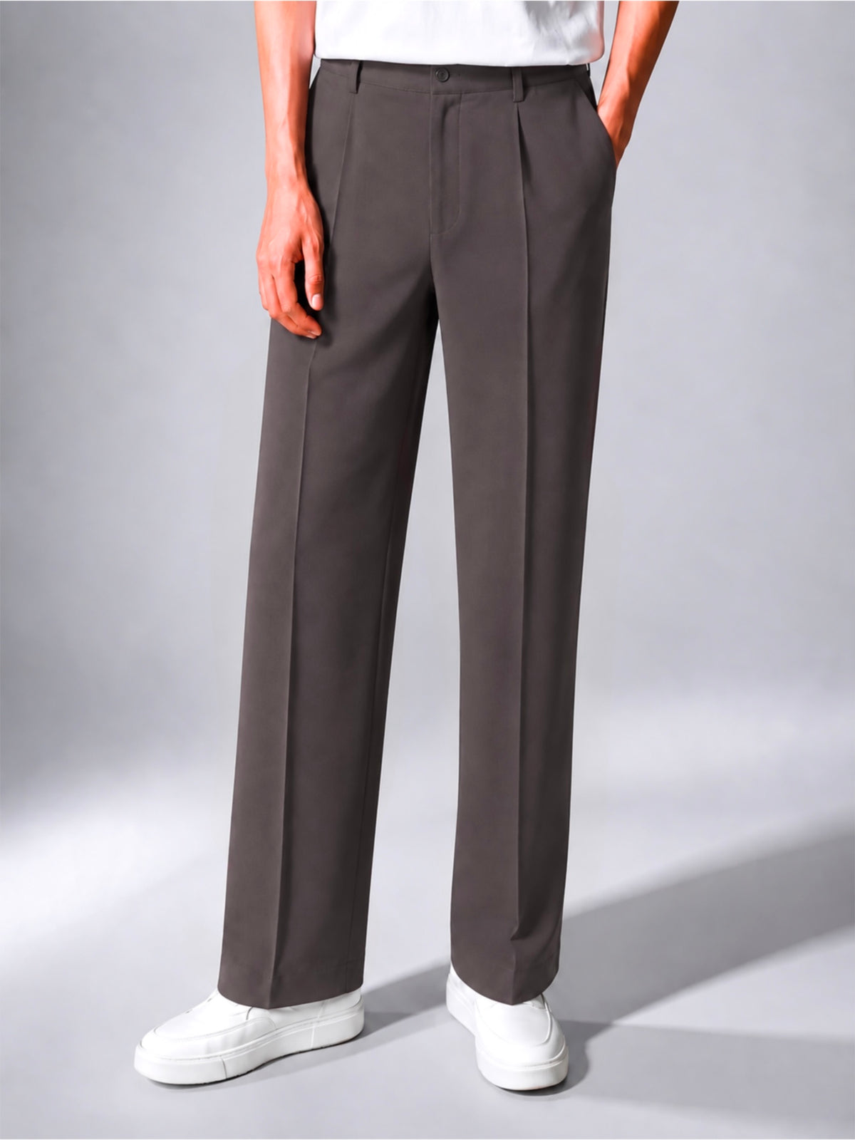 METAL GREY JAPANESE PANTS