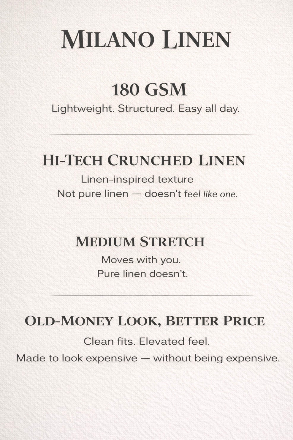 MILANO BEIGE LINEN PANTS