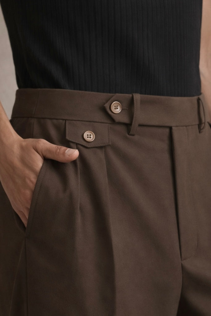 BROWN GURKHA PANTS