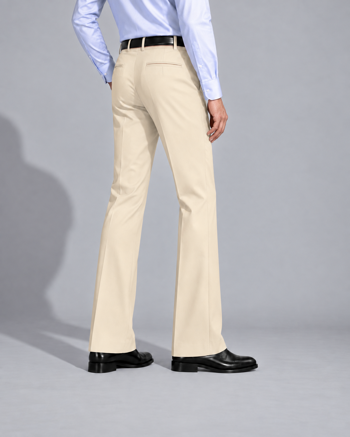 BEIGE BOOTCUT PANTS