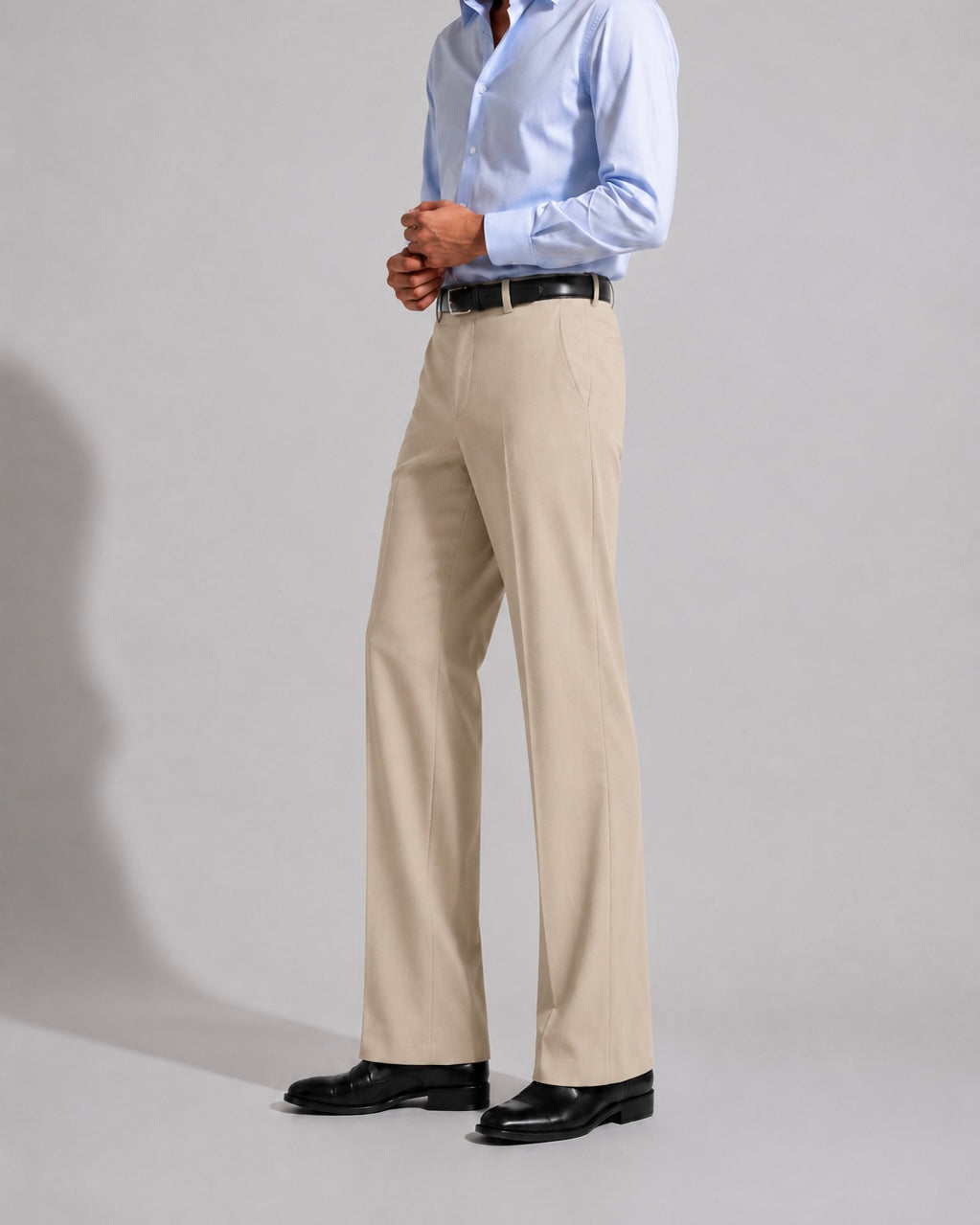 BEIGE PARALLEL PANTS