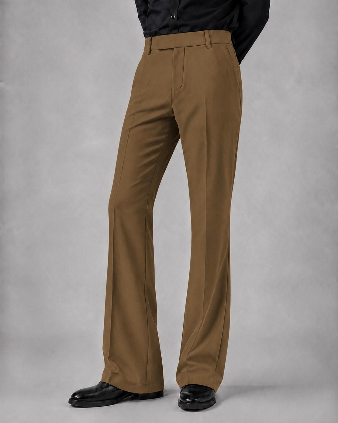 BROWN BOOTCUT PANTS