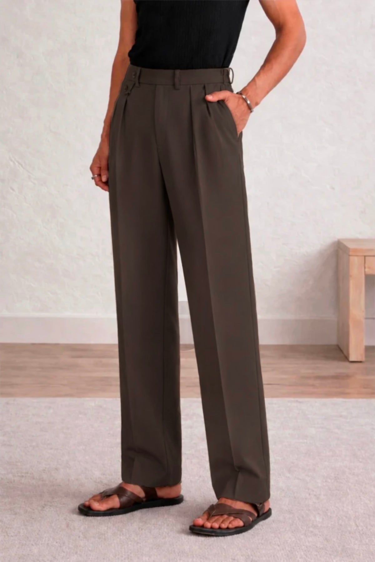 MUD BROWN GURKHA PANTS
