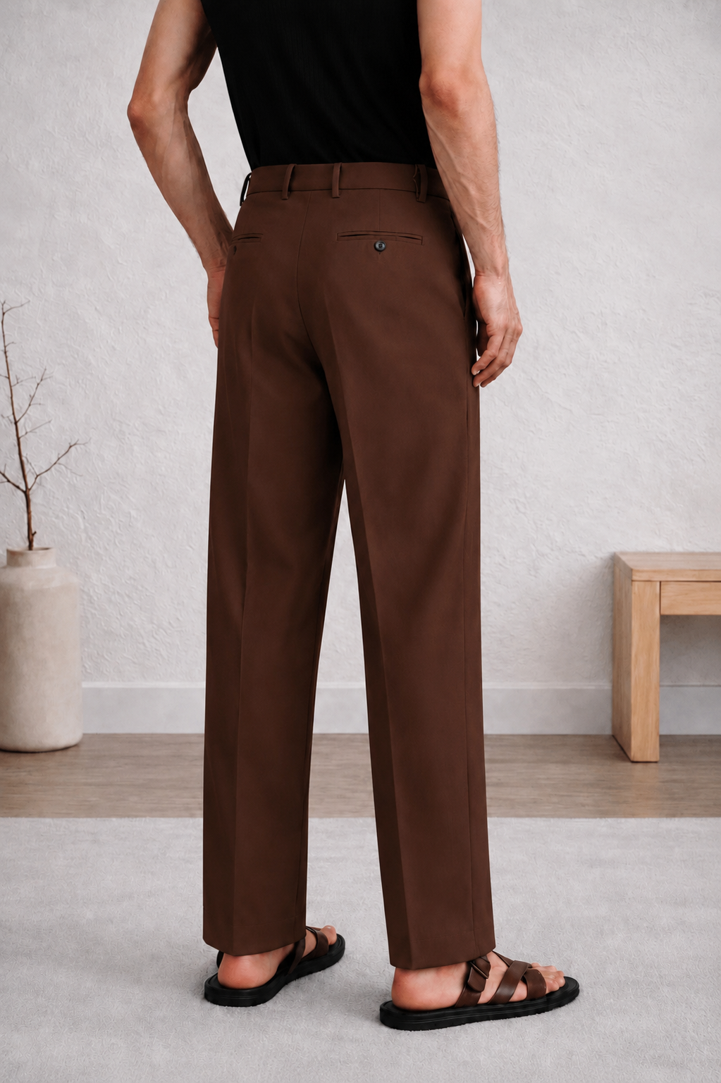 RUST BROWN GURKHA PANTS