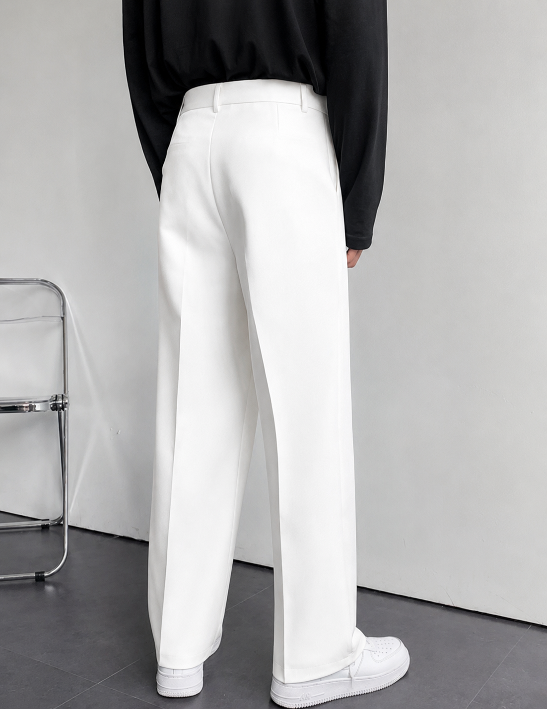 WHITE KOREAN PANTS
