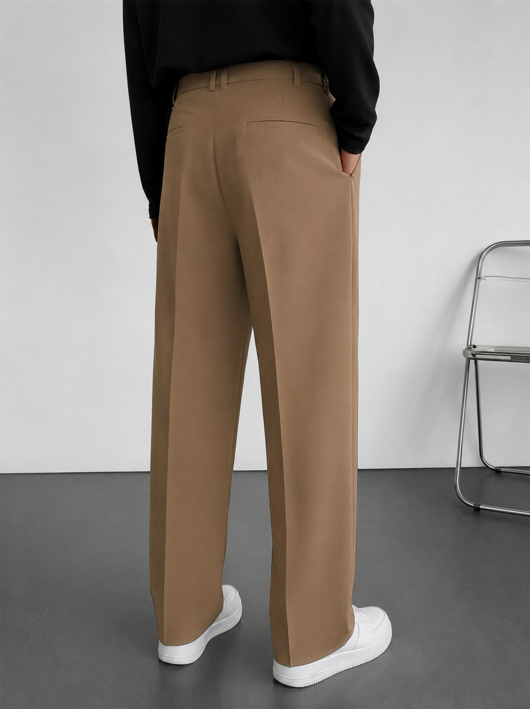 LIGHT BROWN KOREAN PANTS