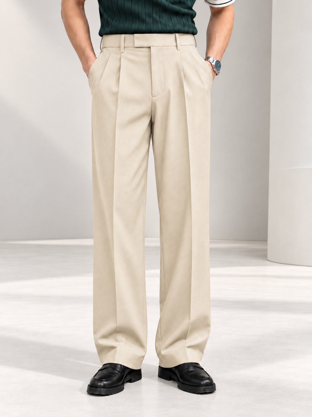 BEIGE UPGRADED KOREAN PANTS