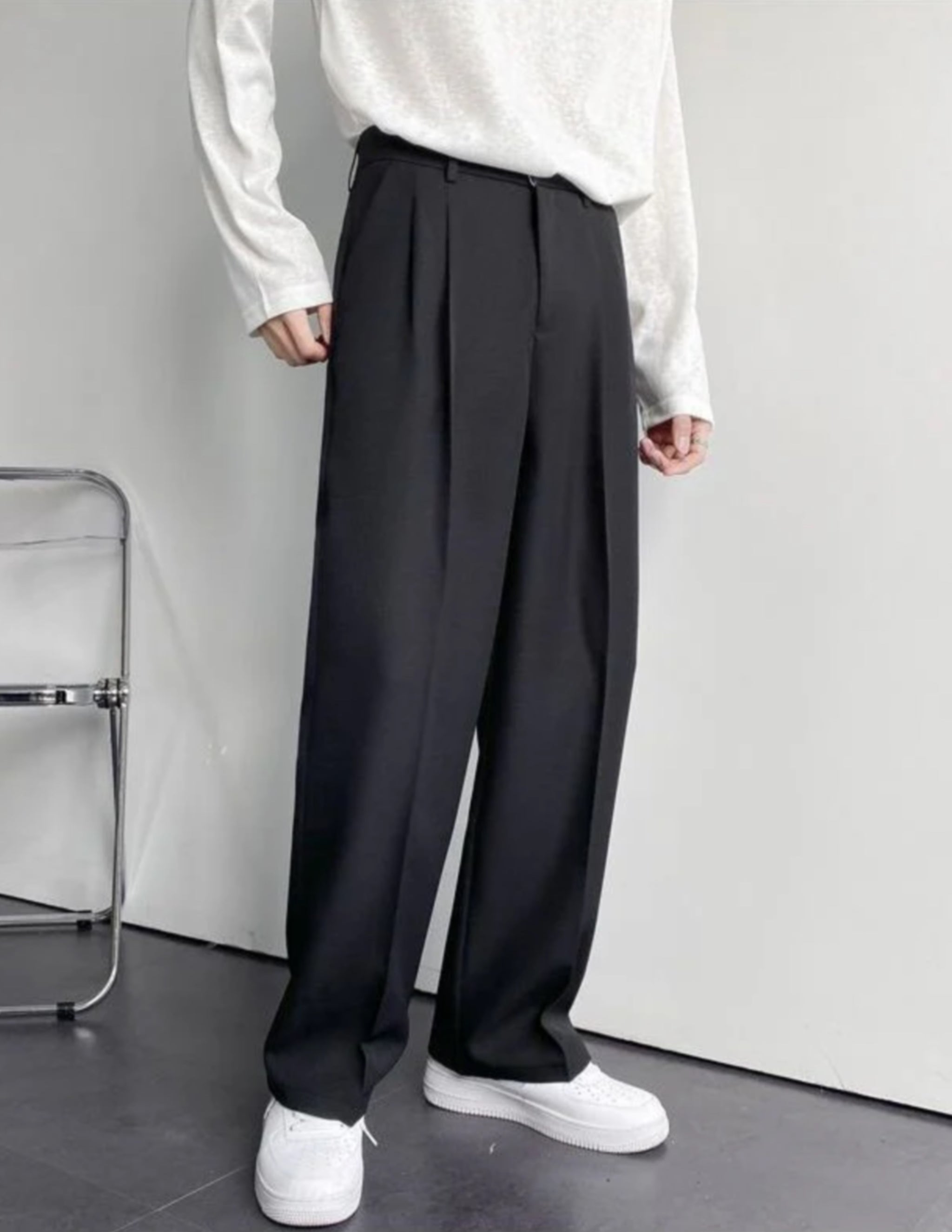 Black Korean Pants - Image 2