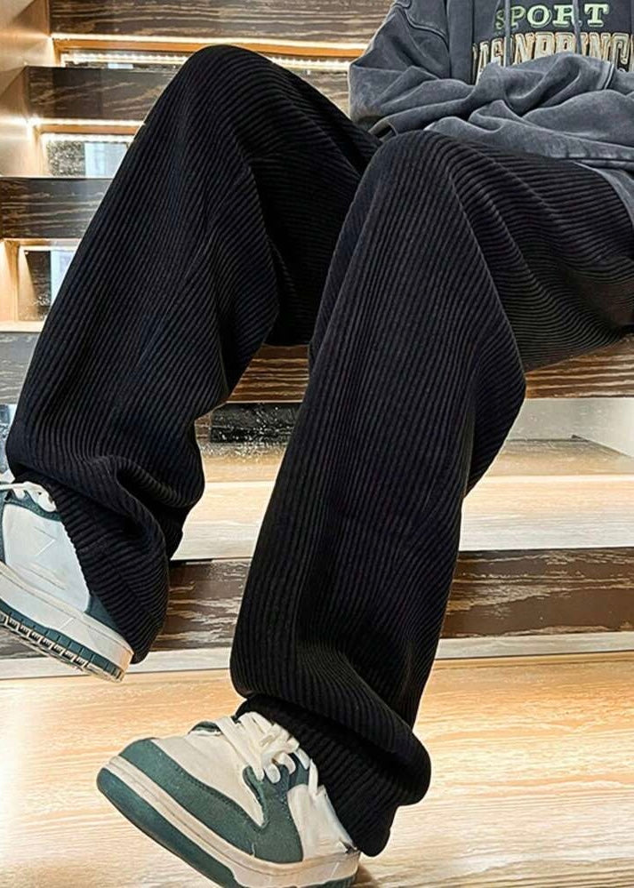 Black Corduroy trousers