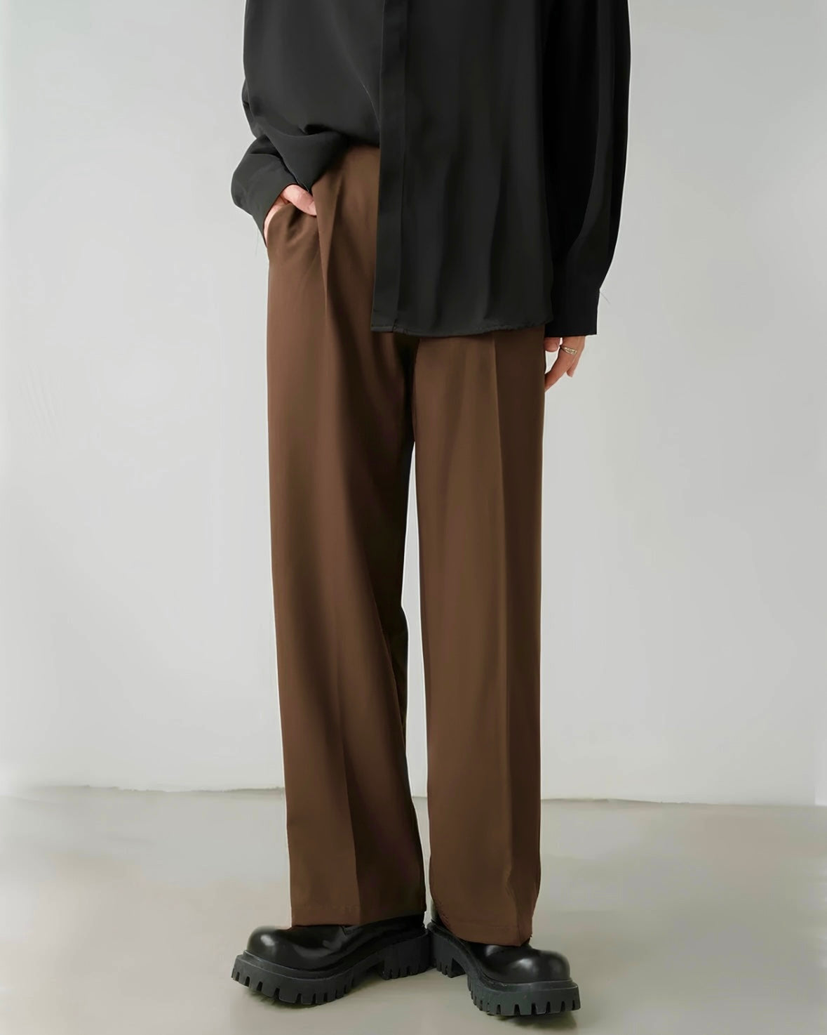 MUTED BROWN JAPANESE PANTS
