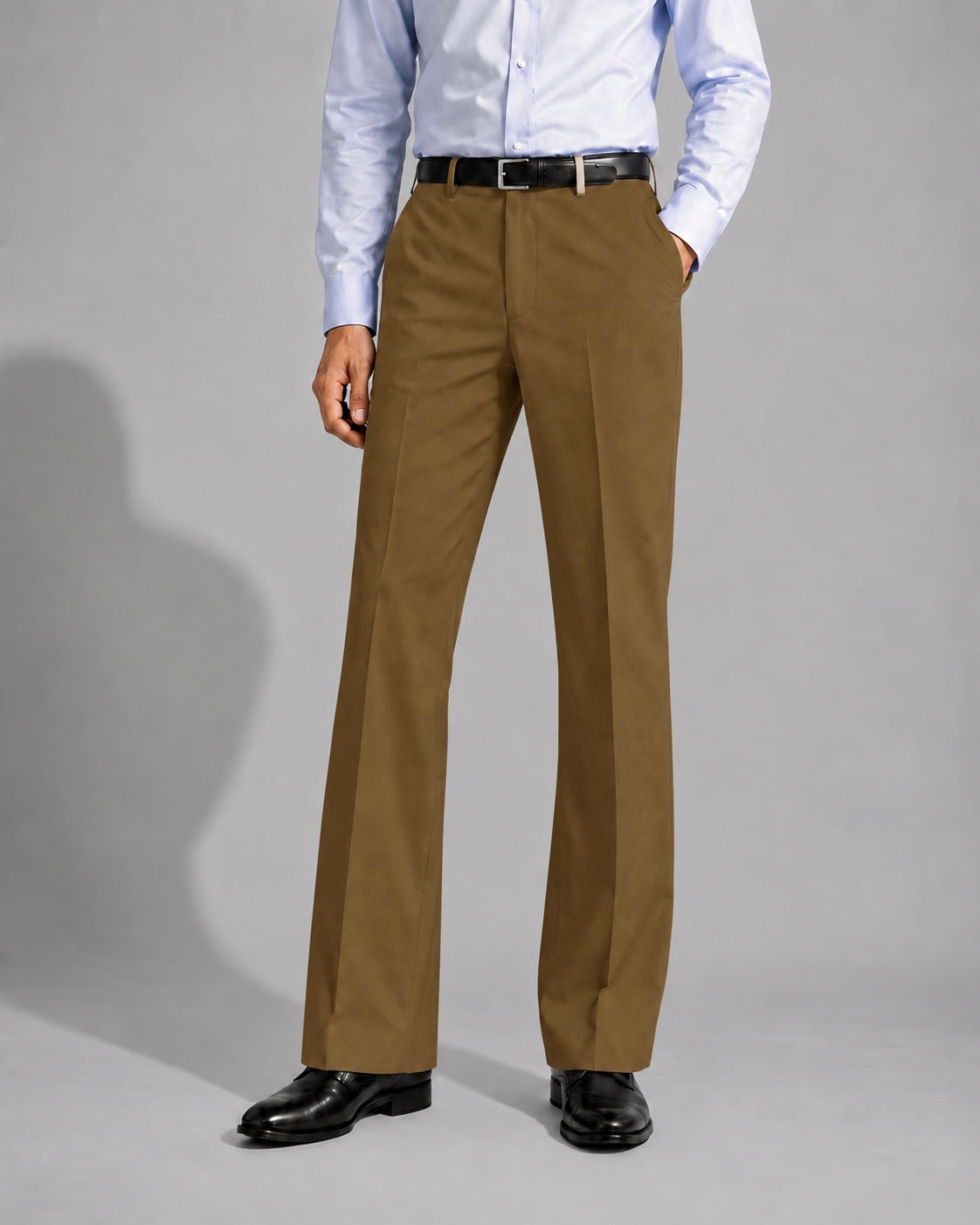 BROWN BOOTCUT PANTS
