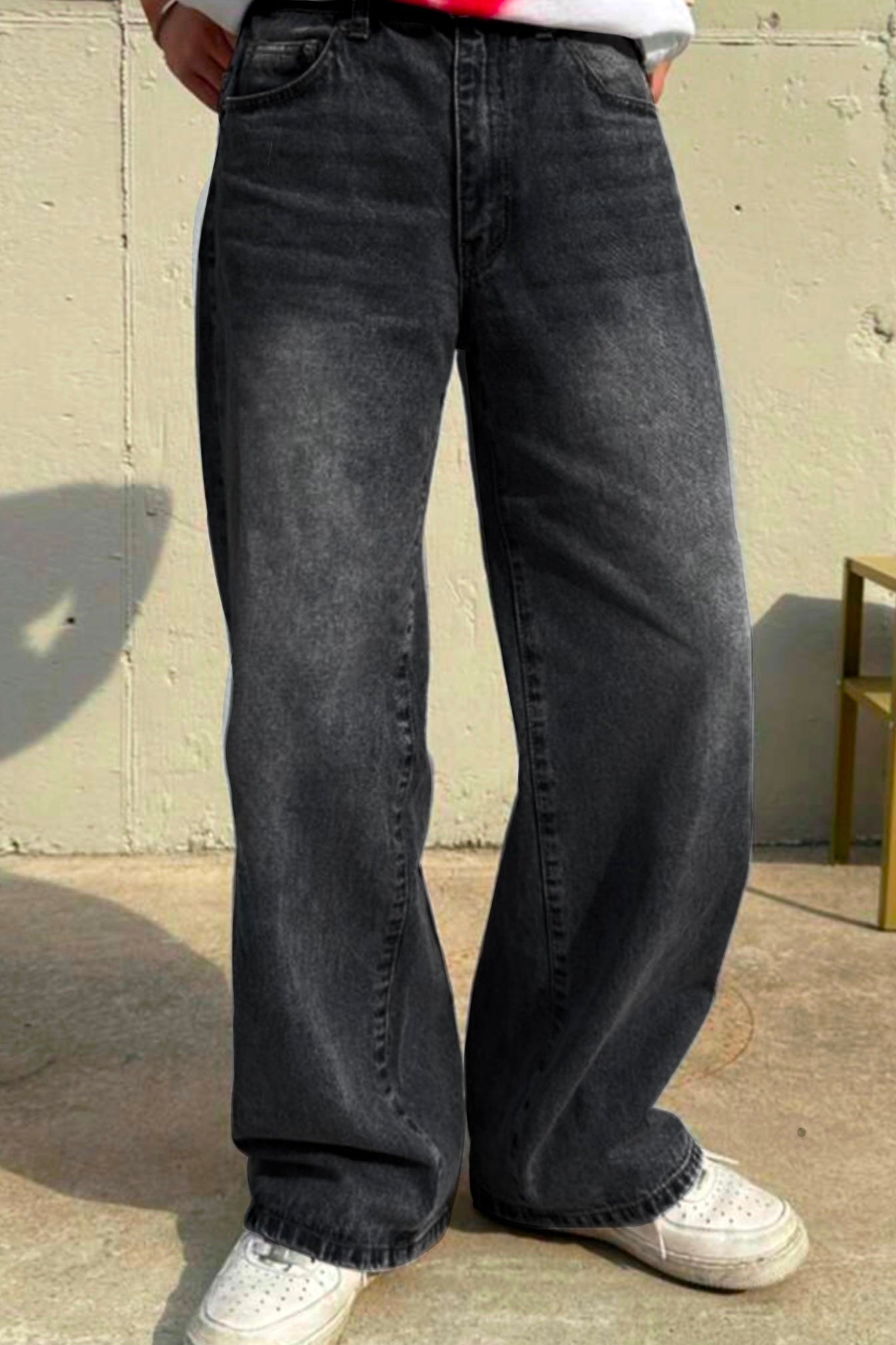 BLACK RAW WASH DENIM