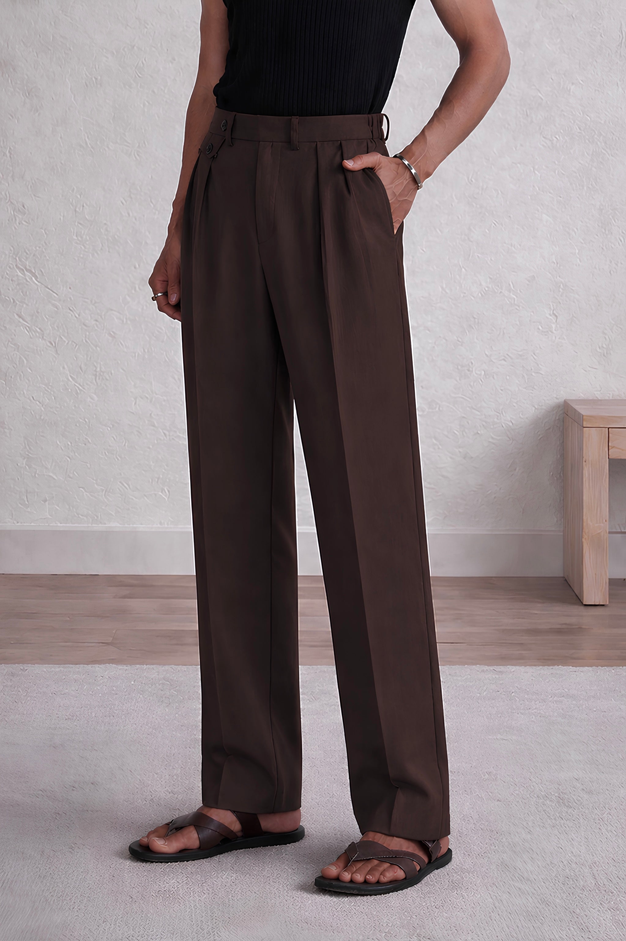 COFFEE BROWN GURKHA PANTS