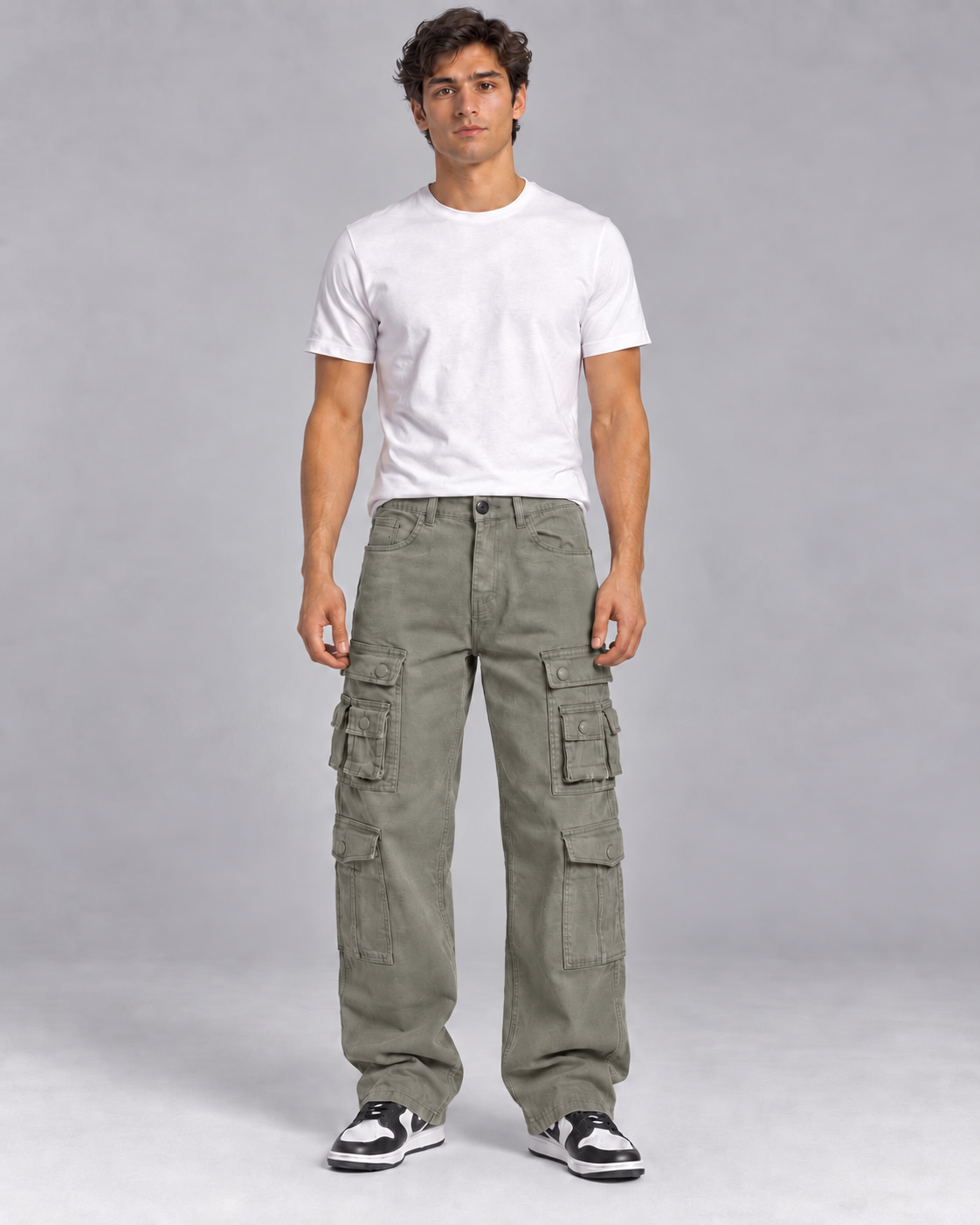 OLIVE TWELVE POCKET DRIFT CARGO