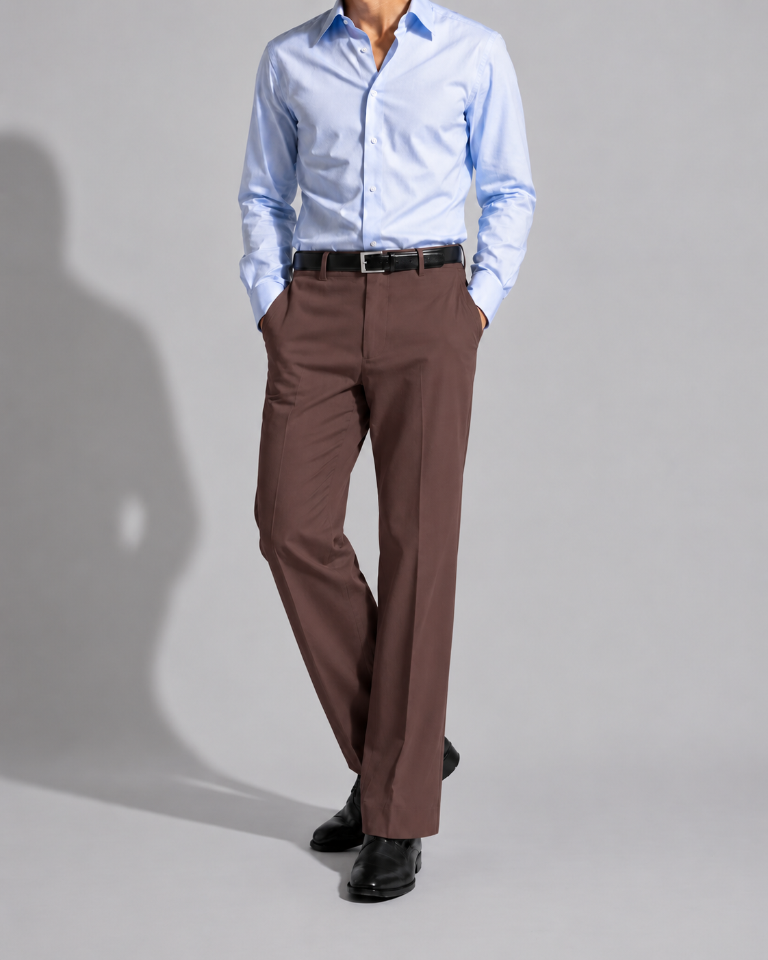 RUST BROWN PARALLEL PANTS