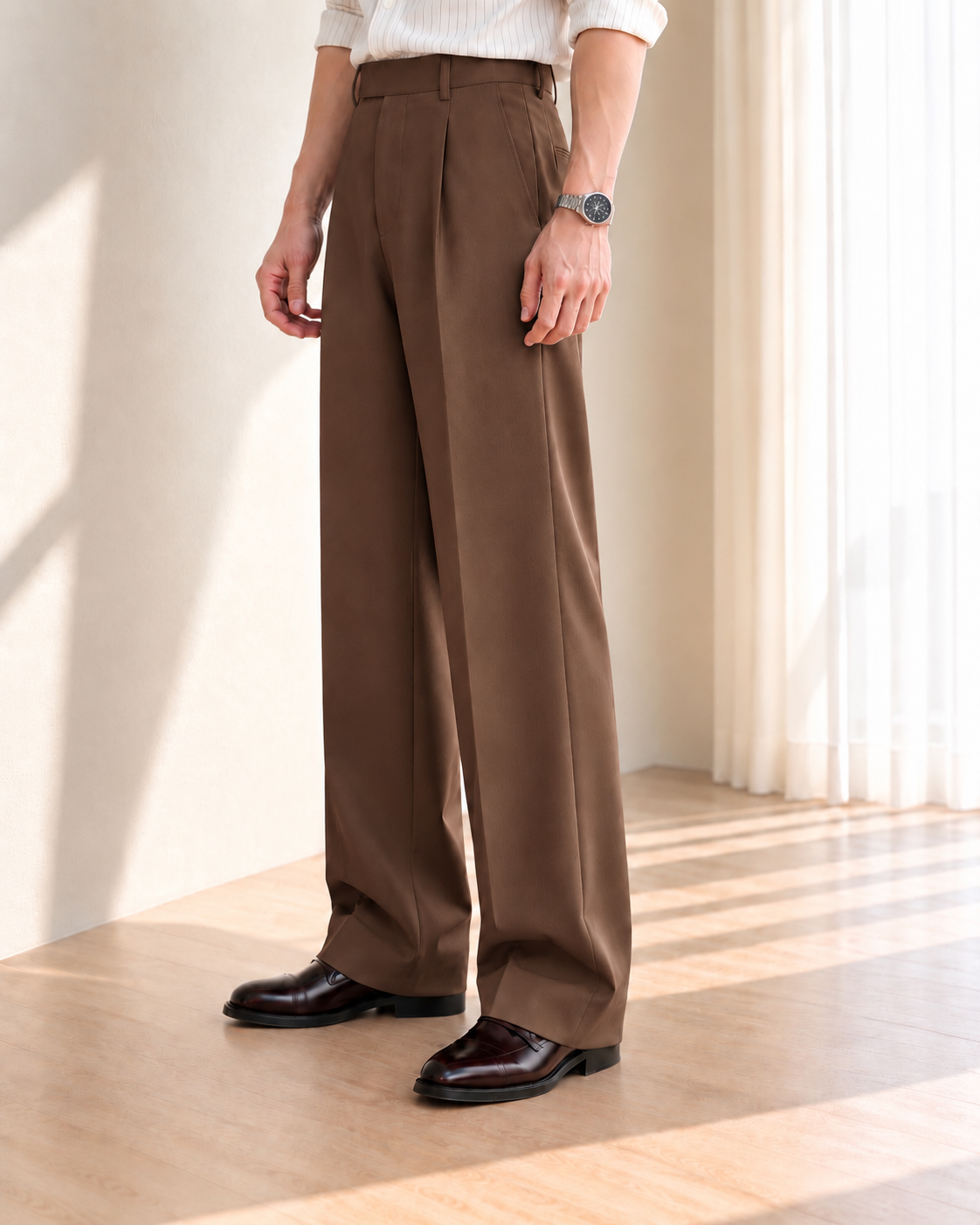 BROWN PRIME JAPANESE PANTS