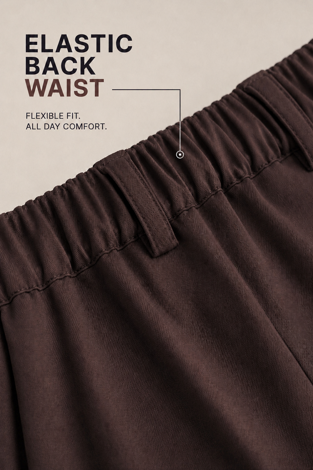 COFFEE BROWN GURKHA PANTS