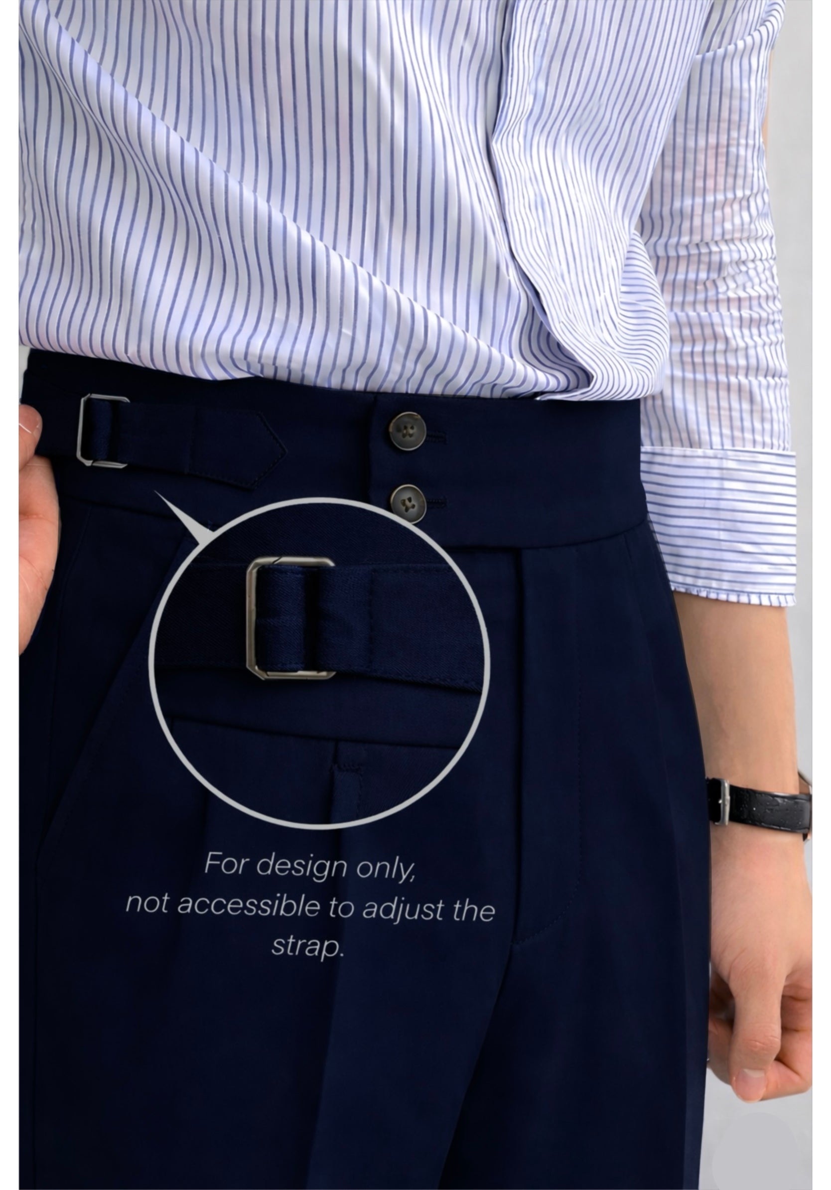 NAVY BLUE SPANISH PANTS