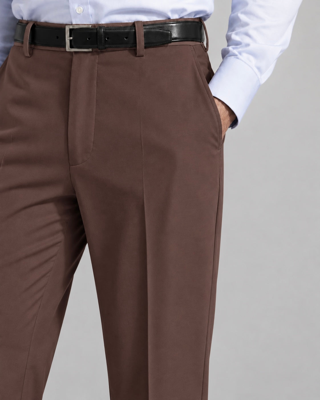RUST BROWN PARALLEL PANTS