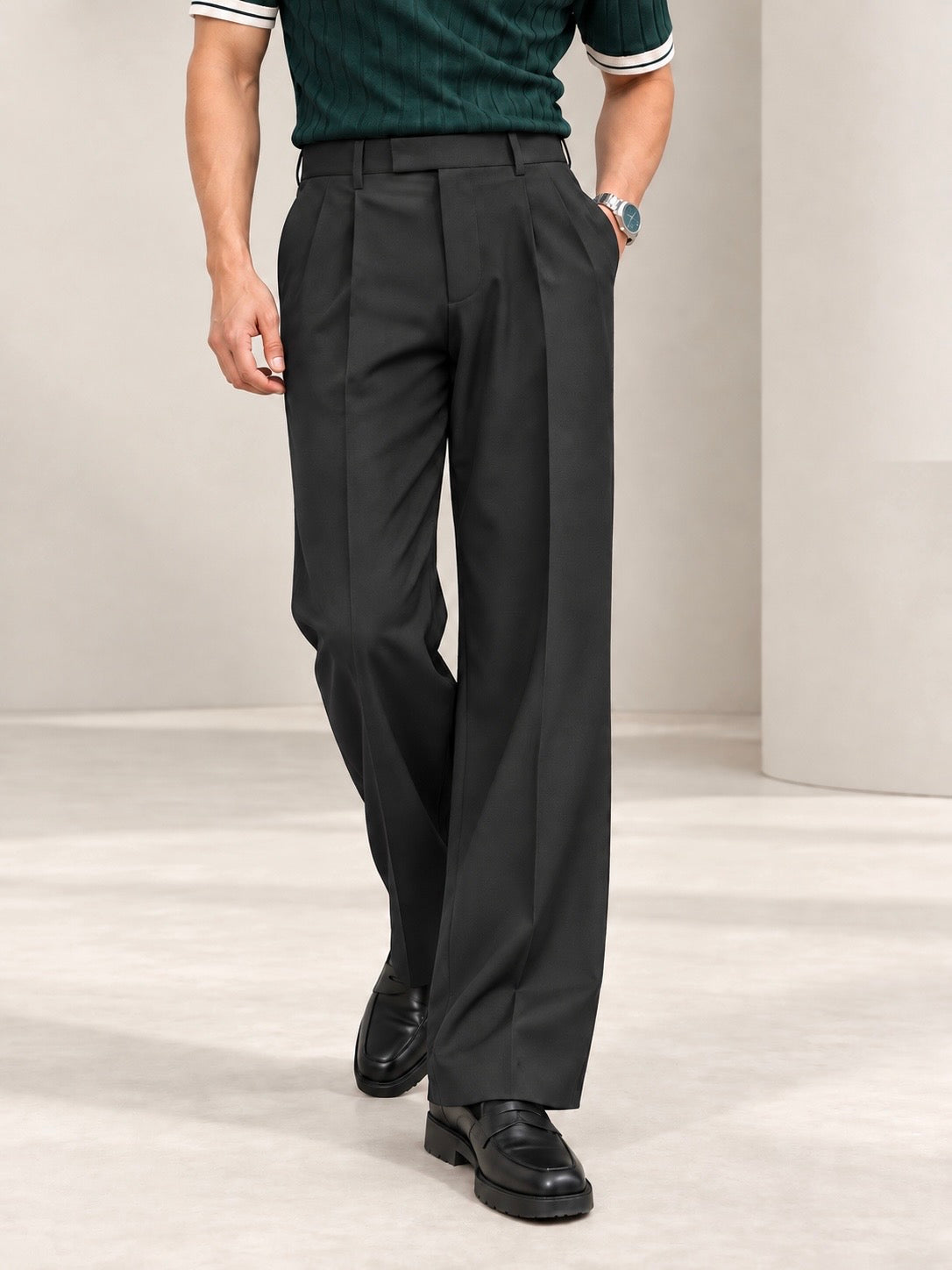 DARK GREY UPGRADED KOREAN PANTS
