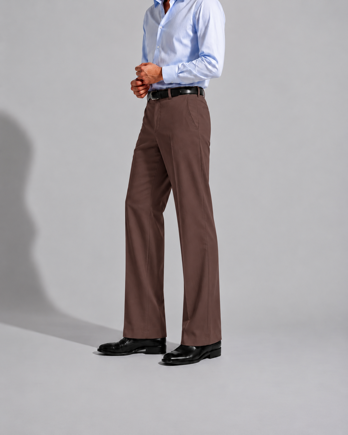RUST BROWN PARALLEL PANTS