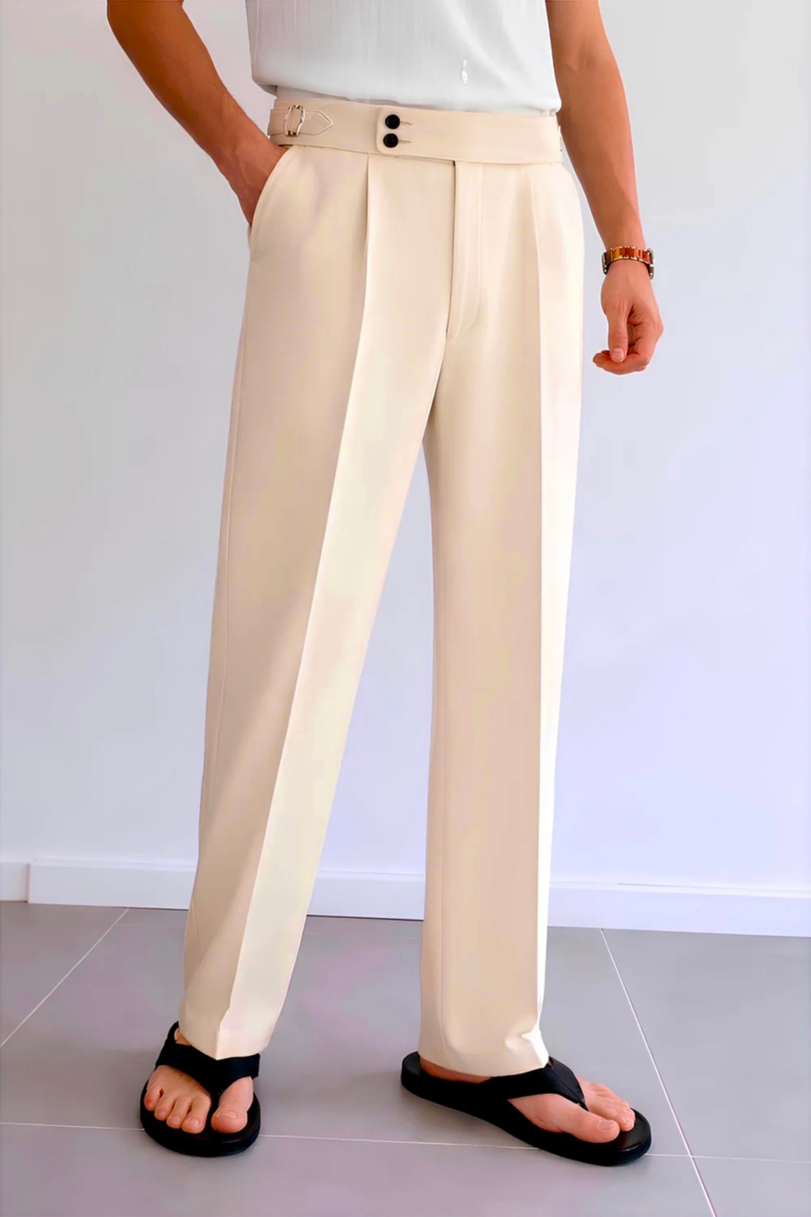 BEIGE SPANISH PANTS