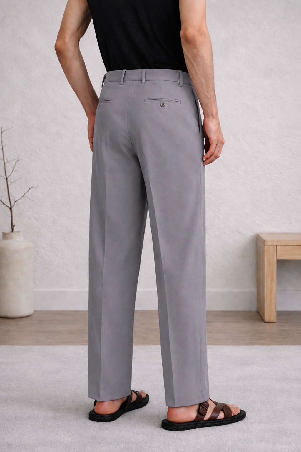 ASH GREY GURKHA PANTS