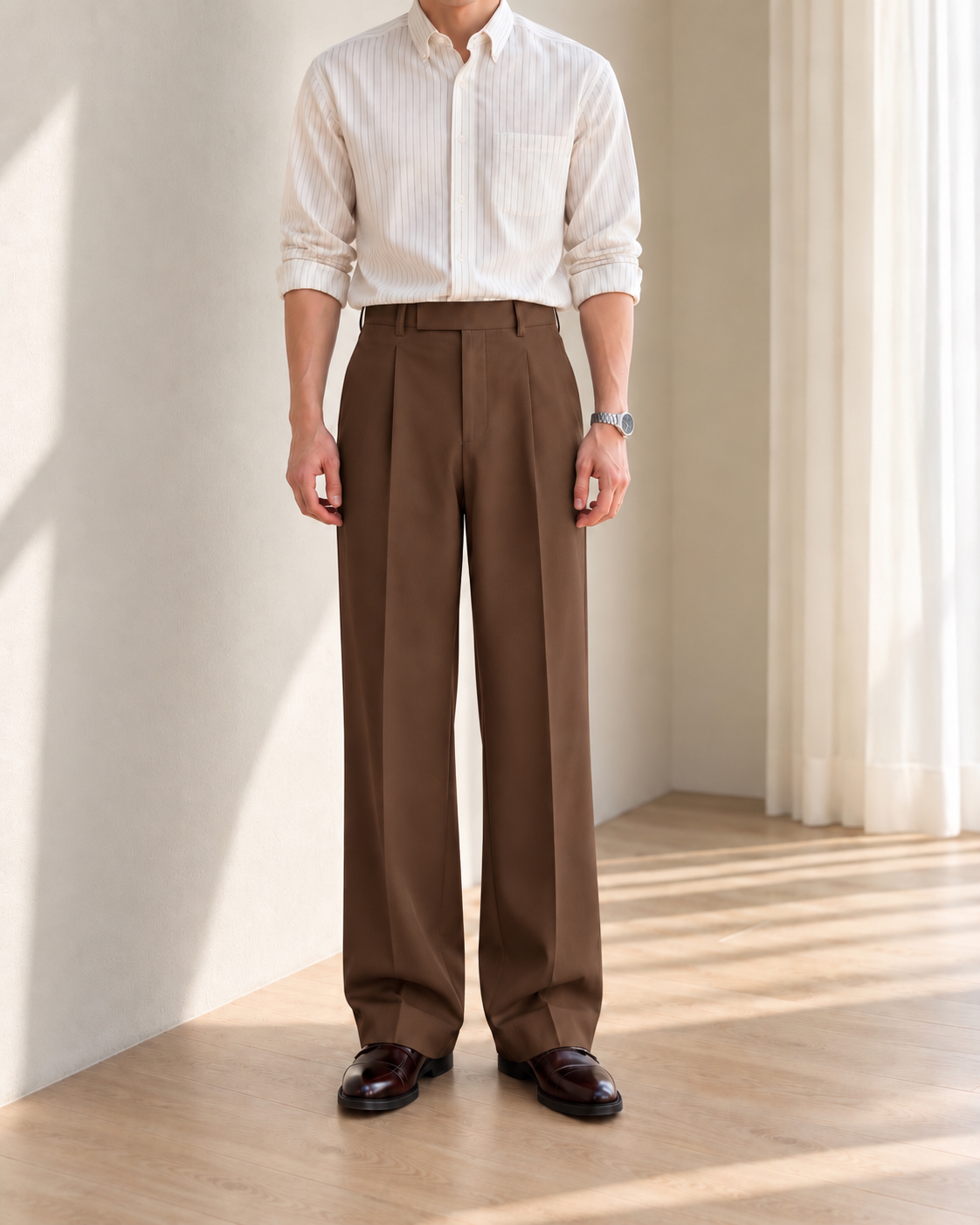 BROWN PRIME JAPANESE PANTS