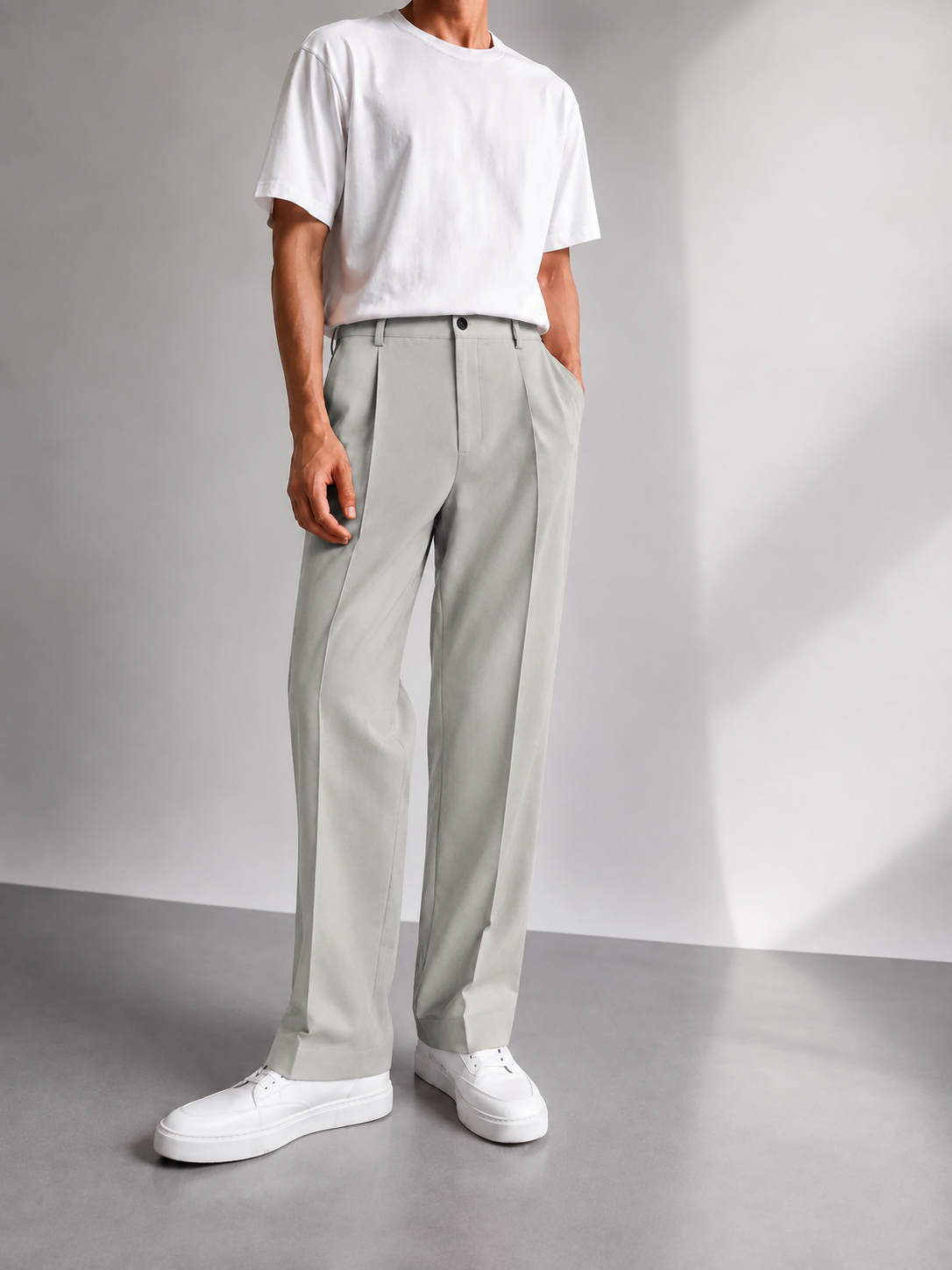 CLOUD GREY JAPANESE PANTS