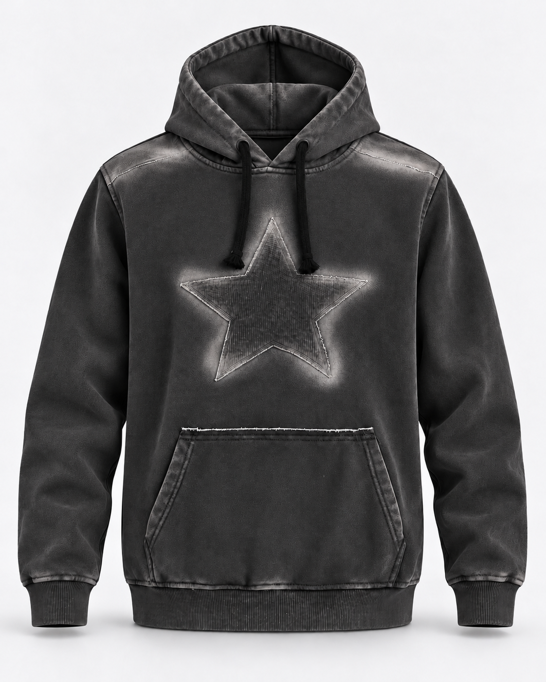 BLACK STAR HOODIE